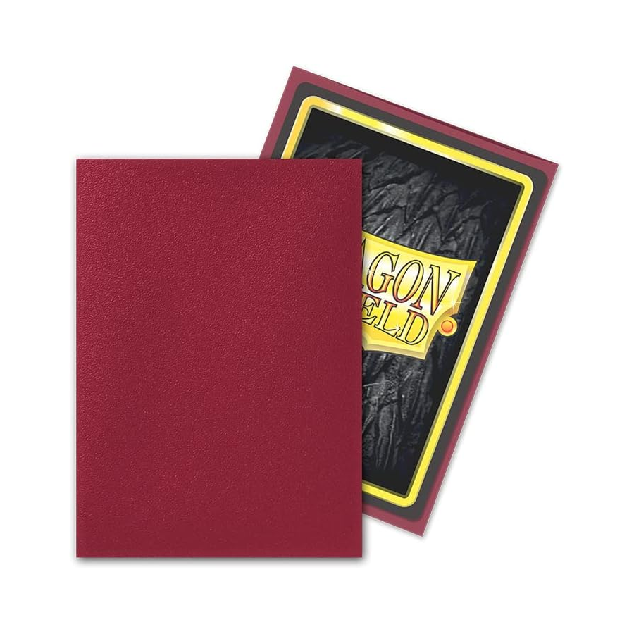 Dragon Shield Standard Sleeves Matte Blood Red (100 Sleeves)