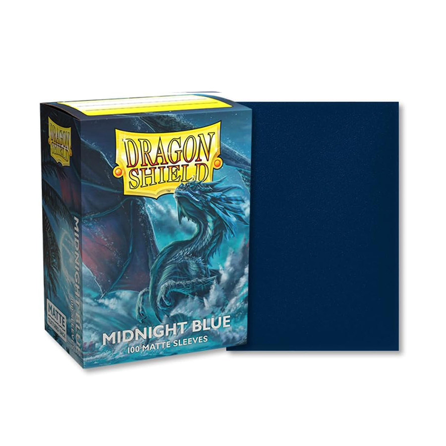 Dragon Shield Standard Sleeves Matte Midnight Blue (100 Sleeves)