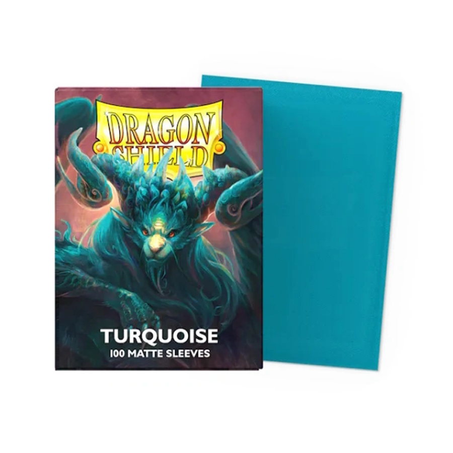 Dragon Shield Standard Sleeves Matte Turquoise (100 Sleeves)