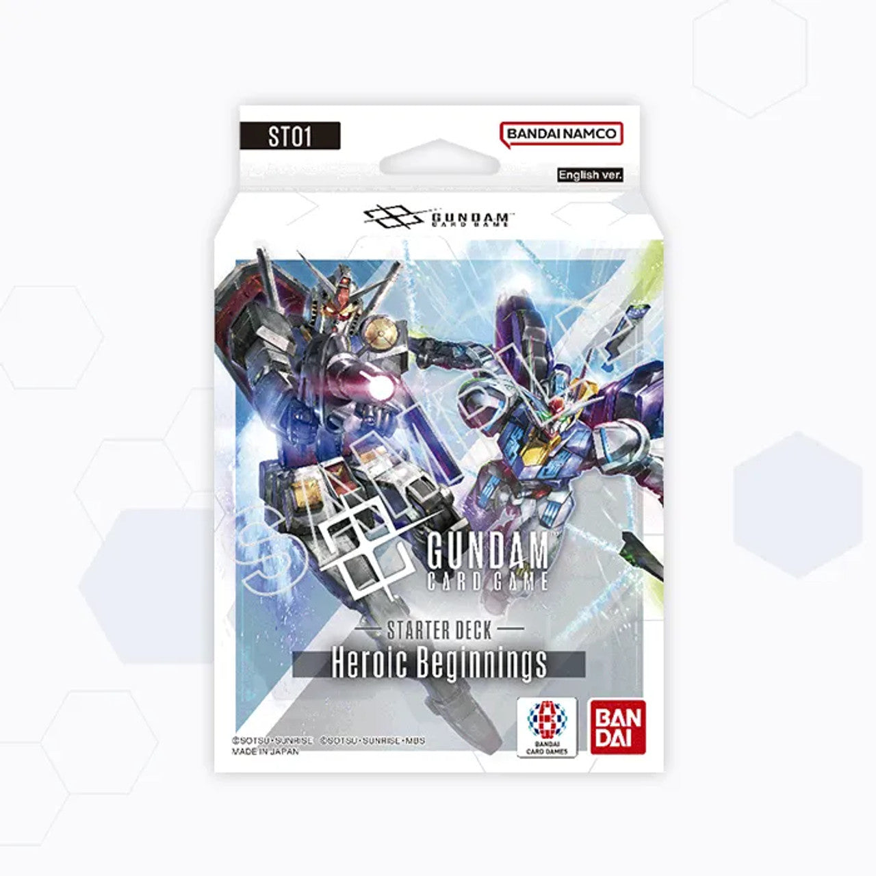 Gundam Card Game: Starter Deck (ST01) Heroic Beginnings