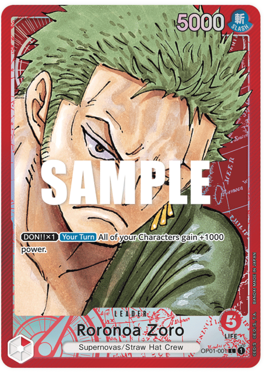 OP01-001 L Roronoa Zoro AA