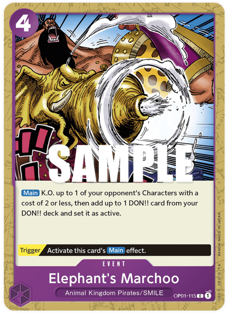 OP01-115 C Elephant's Marchoo