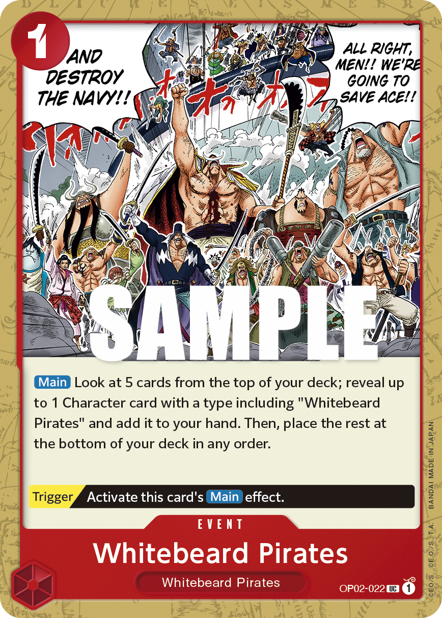OP02-022 UC Whitebeard Pirates