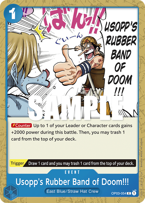 OP03-054 C Usopp's Rubber Band of Doom!!!