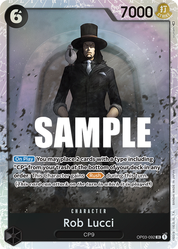 OP03-092 SR Rob Lucci