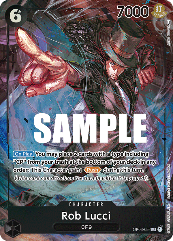 OP03-092 SR Rob Lucci AA