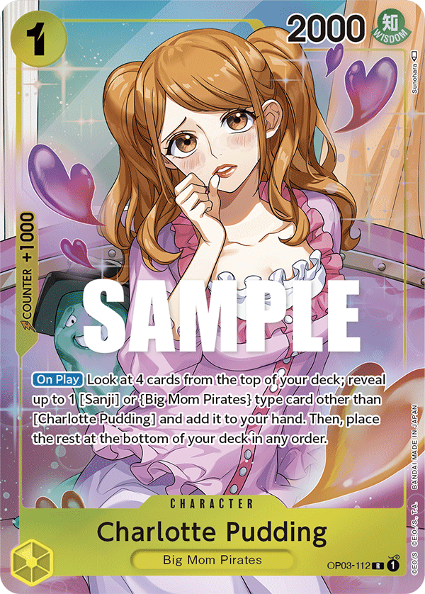 OP03-112 R Charlotte Pudding AA