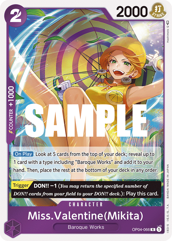 OP04-066 R Miss.Valentine(Mikita)