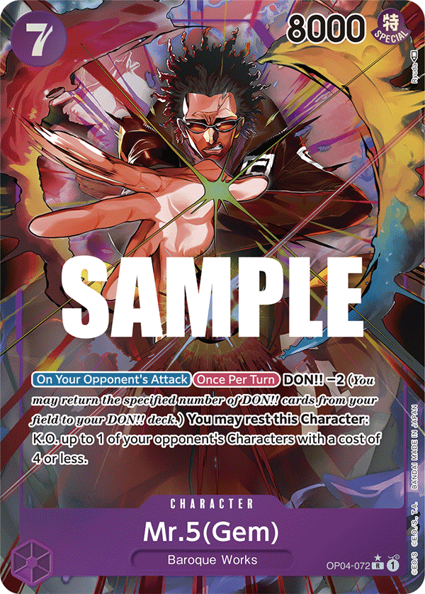 OP04-072 R Mr.5(Gem) AA