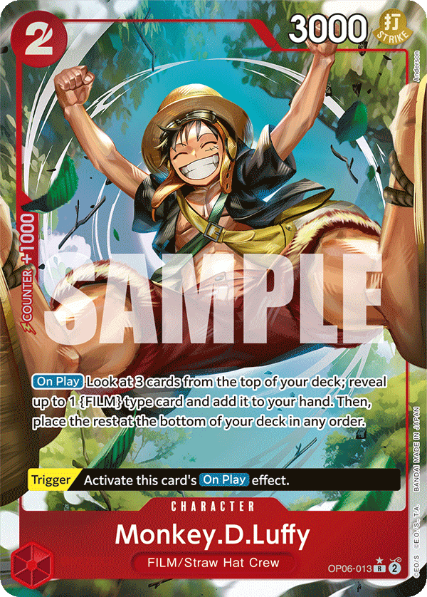 OP06-013 R Monkey.D.Luffy AA