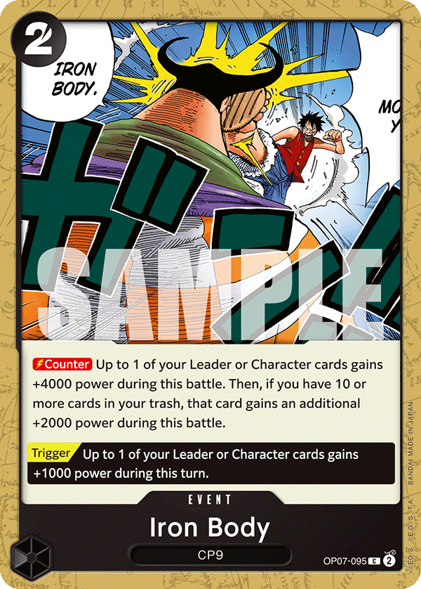 OP07-095 C Iron Body