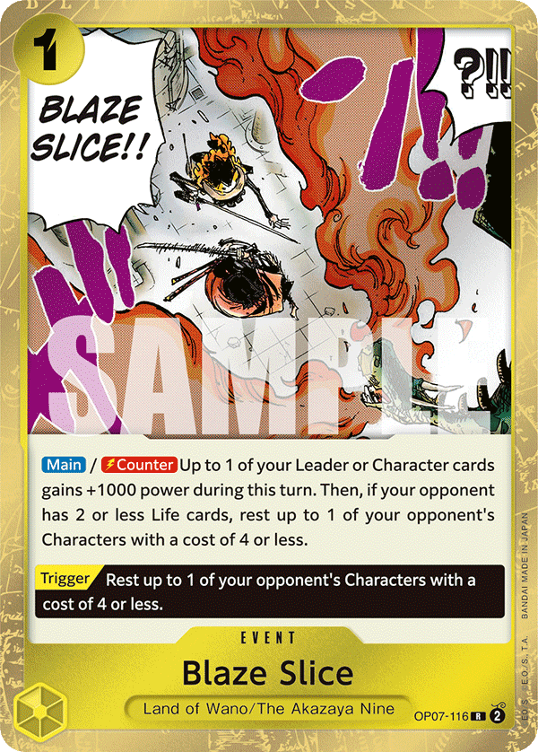 OP07-116 R Blaze Slice