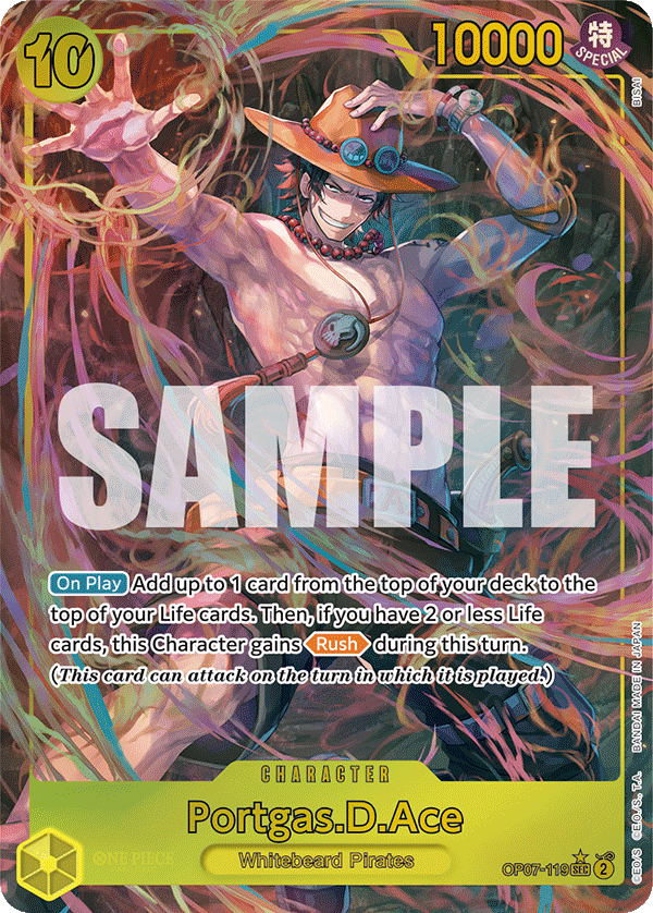 OP07-119 SEC Portgas.D.Ace AA