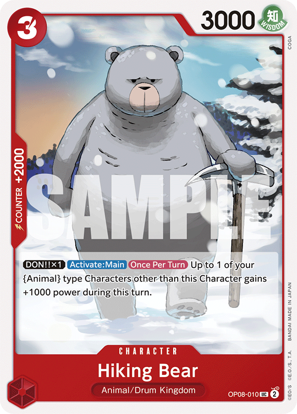 OP08-010 UC Hiking Bear