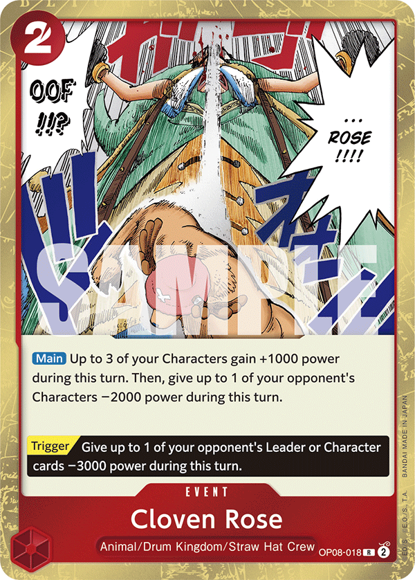 OP08-018 R Cloven Rose