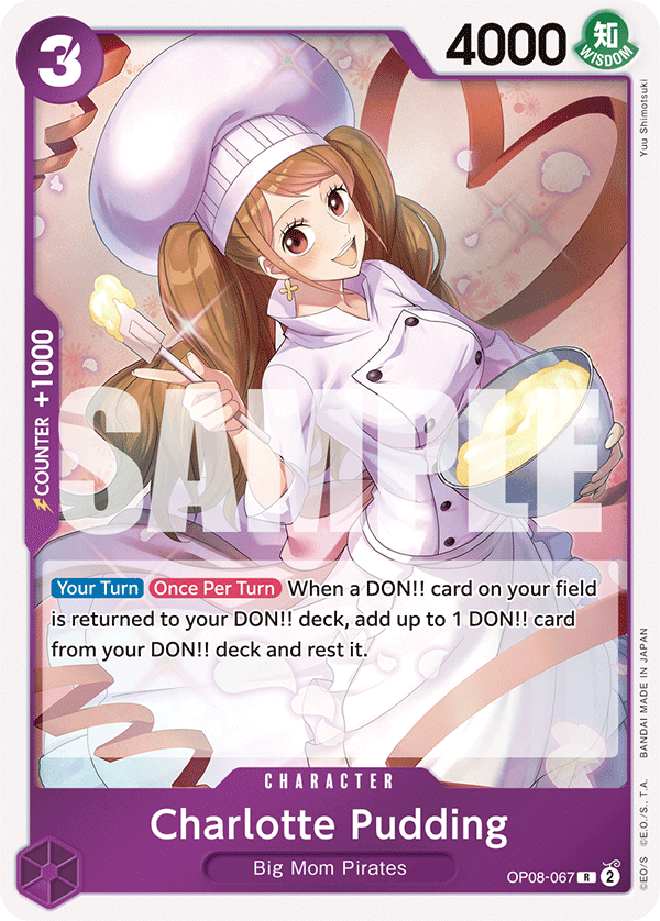 OP08-067 R Charlotte Pudding