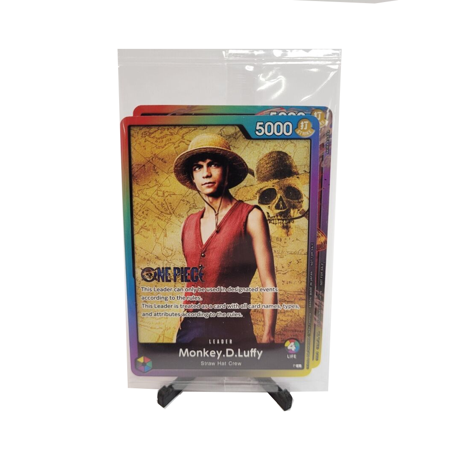 One Piece TCG - Monkey.D.Luffy Promo Rainbow Leader - Sealed Pack - 2 Cards