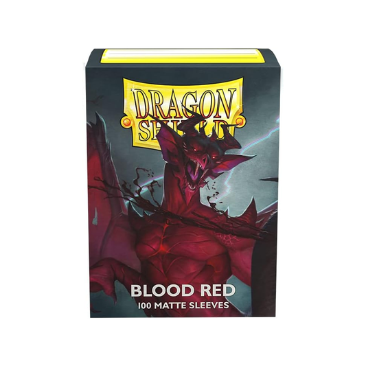 Dragon Shield Standard Sleeves Matte Blood Red (100 Sleeves)