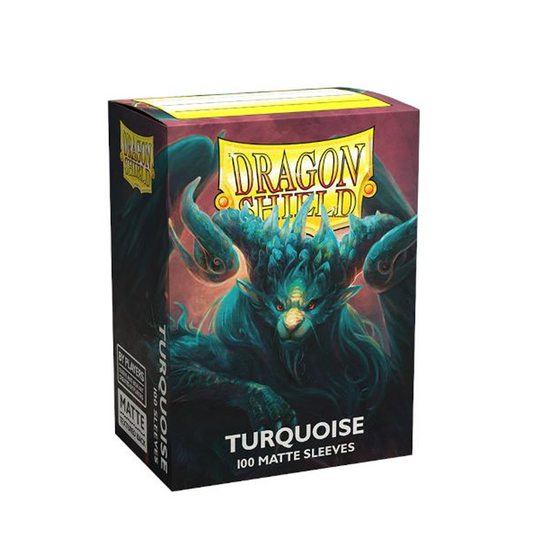 Dragon Shield Standard Sleeves Matte Turquoise (100 Sleeves)