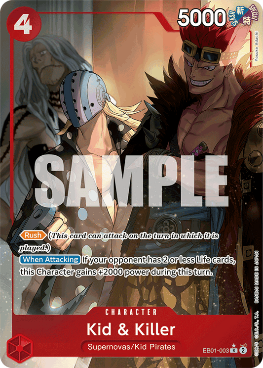 EB01-003 R Kid & Killer AA