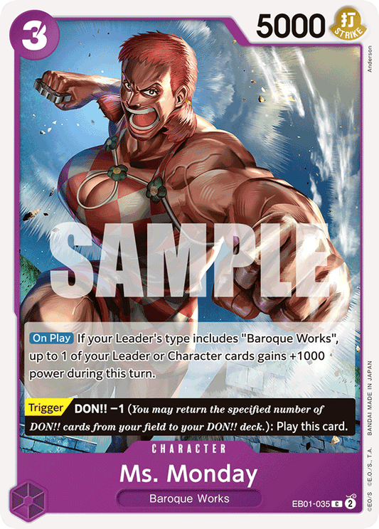 EB01-035 C Ms. Monday