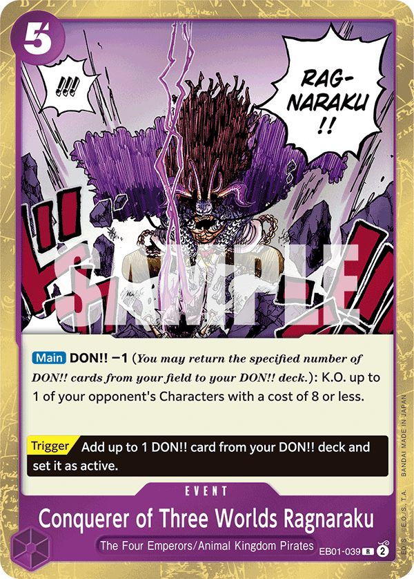 EB01-039 R Conquerer of Three Worlds Ragnaraku