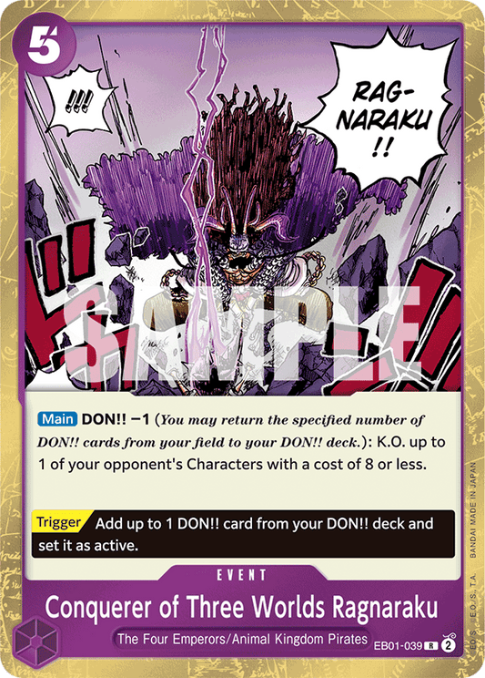 EB01-039 R Conquerer of Three Worlds Ragnaraku