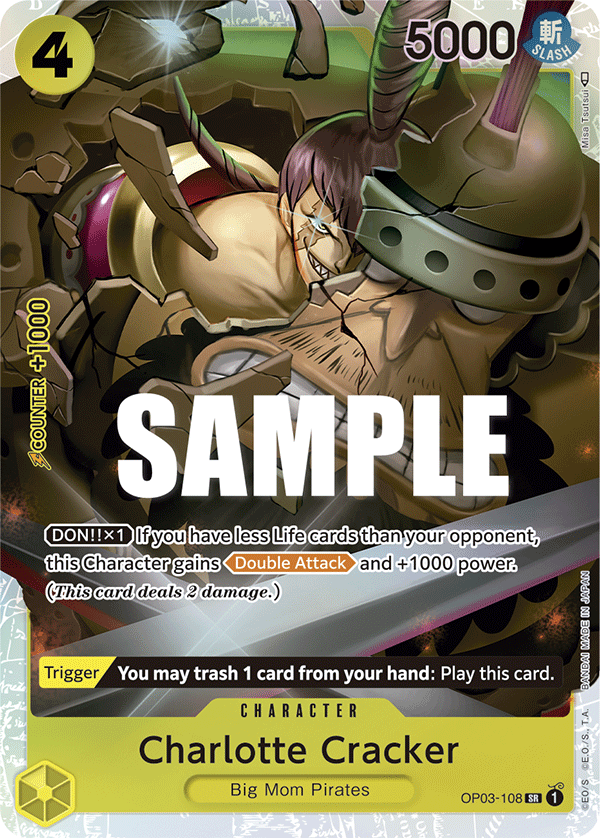 OP03-108 SR Charlotte Cracker