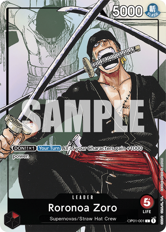 OP01-001 L Premium Roronoa Zoro