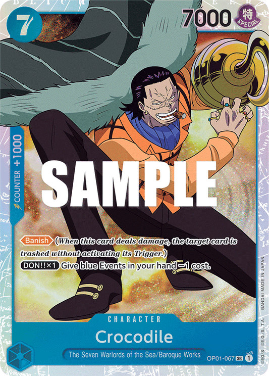 OP01-067 SR Crocodile