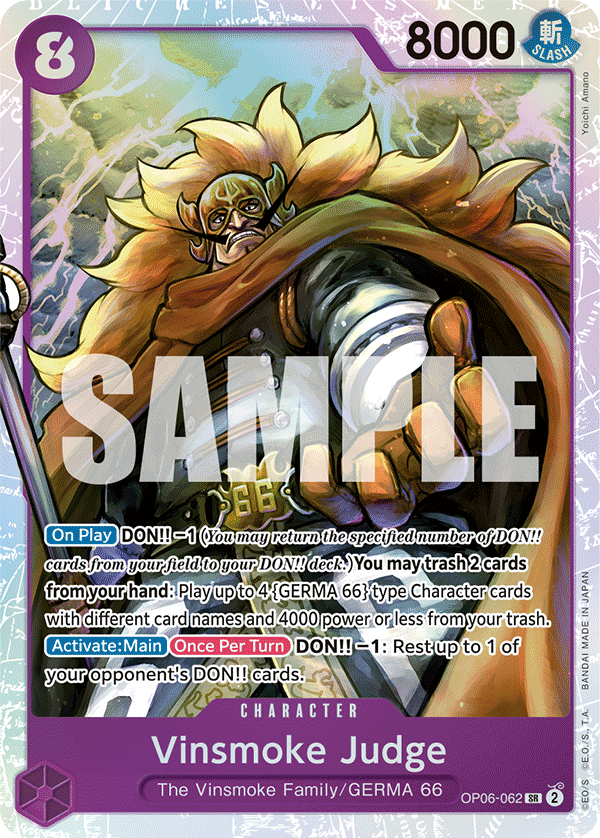 OP06-062 SR Vinsmoke Judge