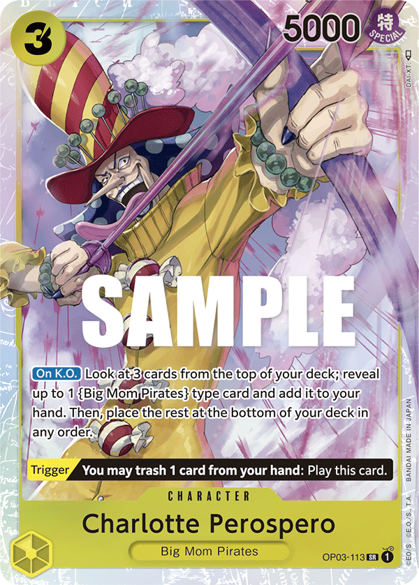 OP03-113 SR Charlotte Perospero