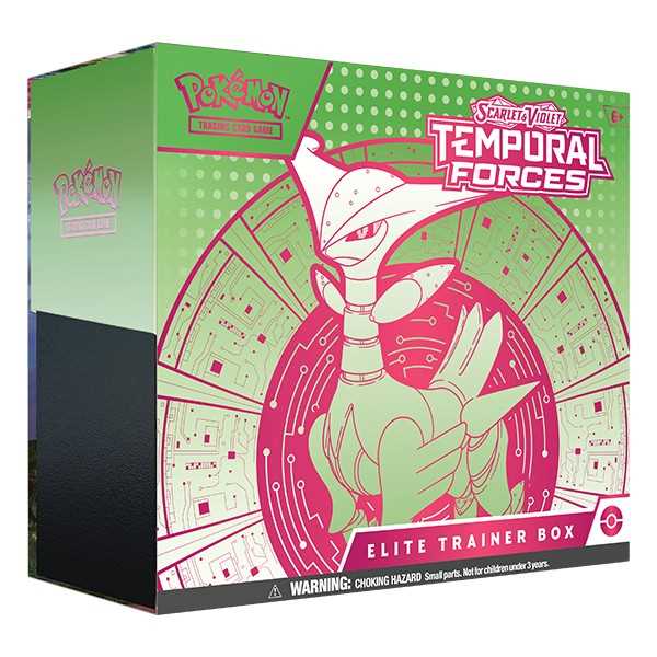 Pokémon TCG: Scarlet & Violet - Temporal Forces Iron Leaves Elite Trainer Box