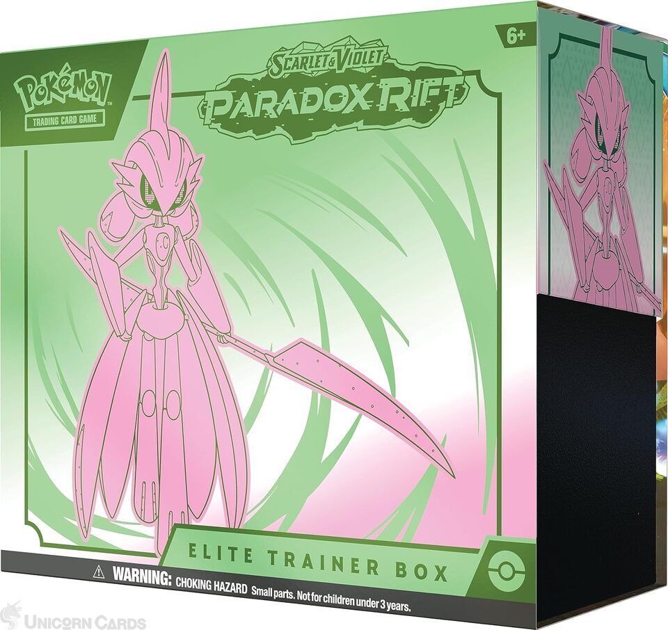 Pokemon TCG: Paradox Rift Iron Valiant Elite Trainer Box - ETB