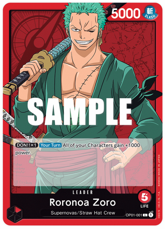 OP01-001 L Roronoa Zoro