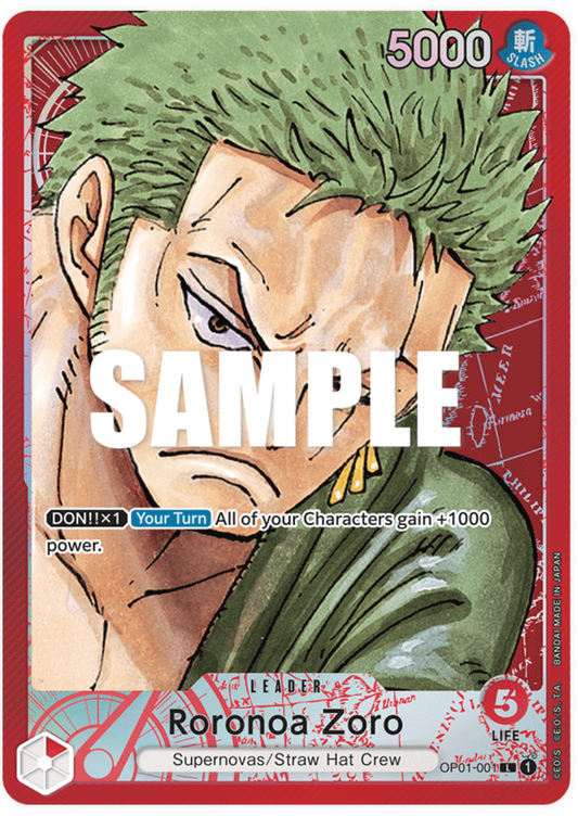 OP01-001 L Roronoa Zoro AA