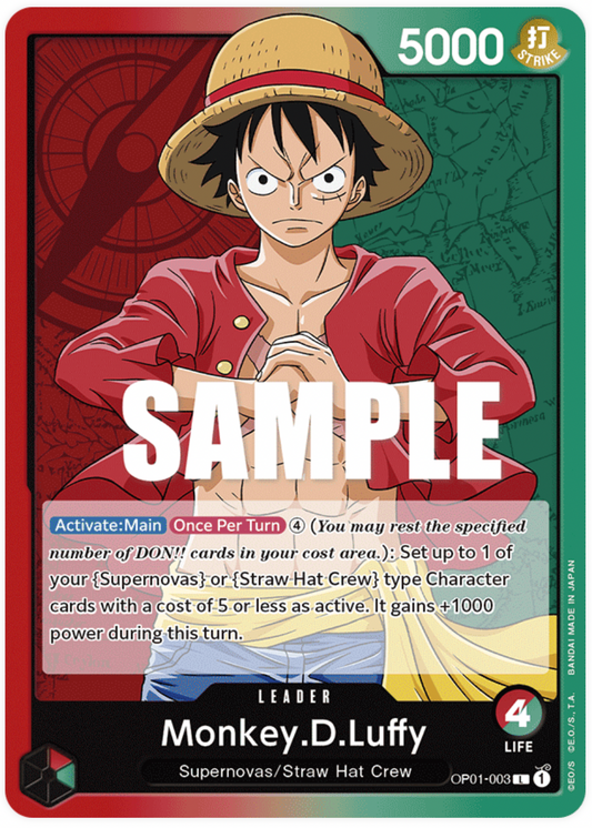 OP01-003 L Monkey.D.Luffy