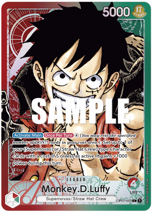 OP01-003 L Monkey.D.Luffy AA