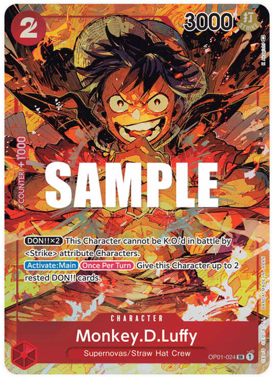 OP01-024 SR Monkey.D.Luffy AA