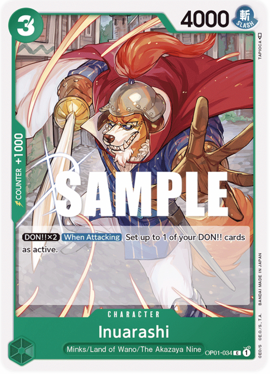 OP01-034 C Inuarashi