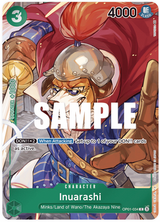 OP01-034 C Inuarashi AA
