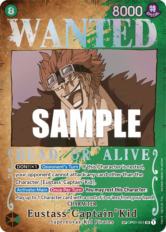 OP01-051 SP Eustass"Captain"Kid