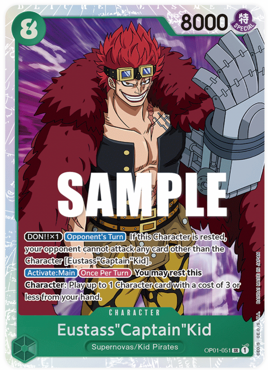OP01-051 SR Eustass"Captain"Kid