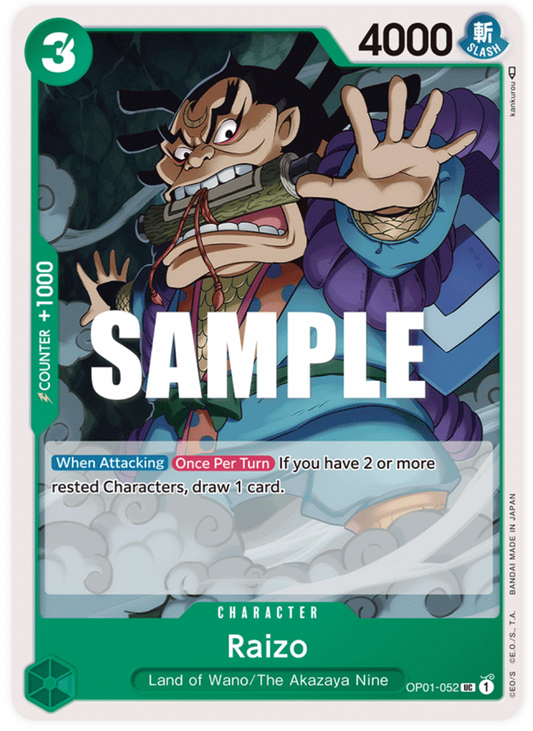 OP01-052 UC Raizo