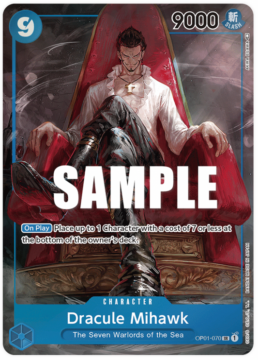 OP01-070 SR Dracule Mihawk AA