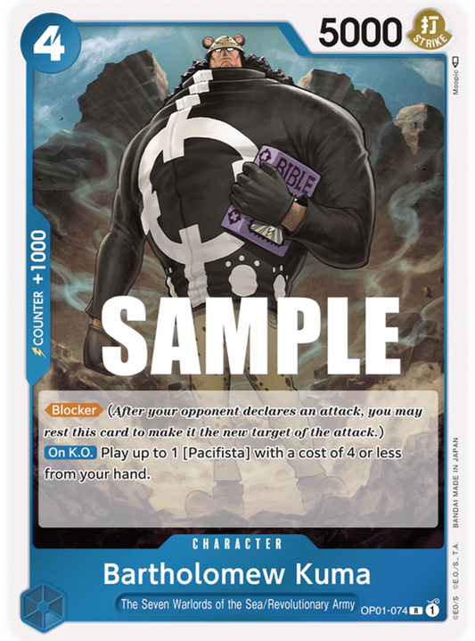 OP01-074 R Bartholomew Kuma