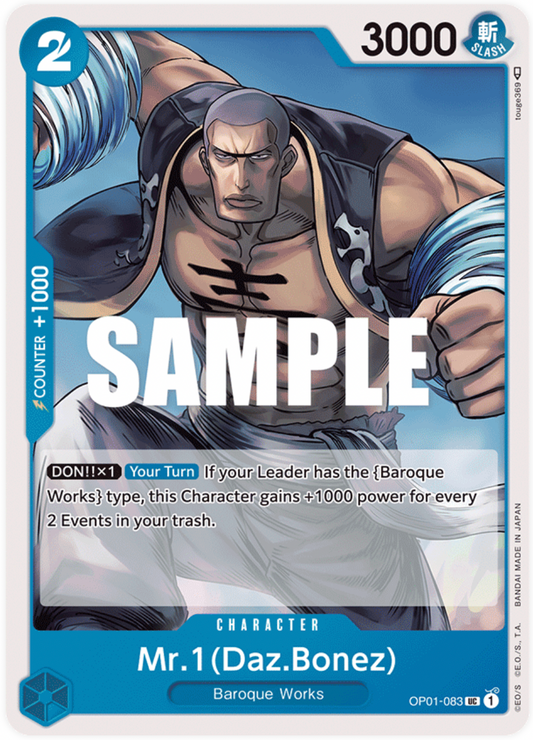 OP01-083 UC Mr.1(Daz.Bonez)