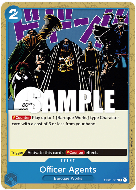 OP01-087 C Officer Agents