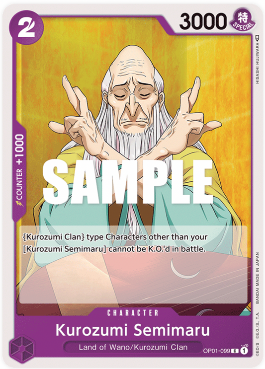 OP01-099 C Kurozumi Semimaru