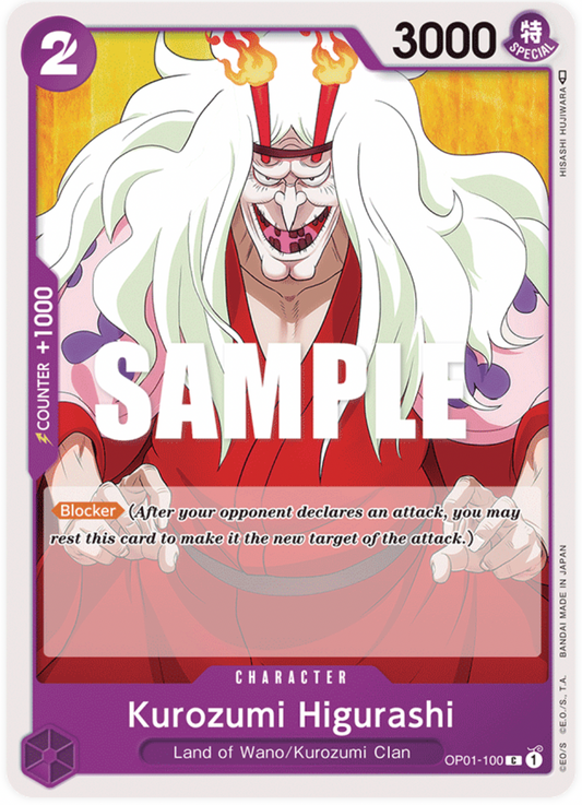 OP01-100 C Kurozumi Higurashi